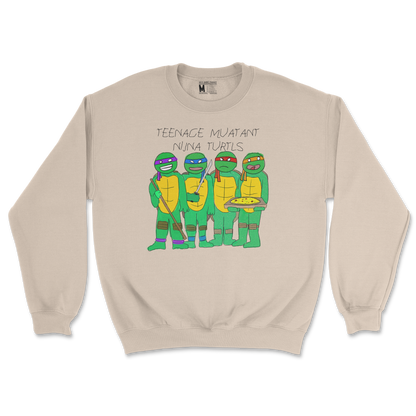 Gildan SoftStyle Crew Neck Ninja Turtles in Sand