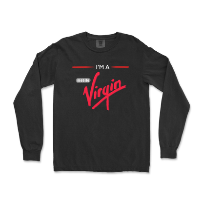 Comfort Colors Long Sleeve Mobile Virgin in Black