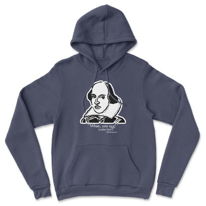 The Nice Shirt Hoodie Shakespeare Quote  in Navy