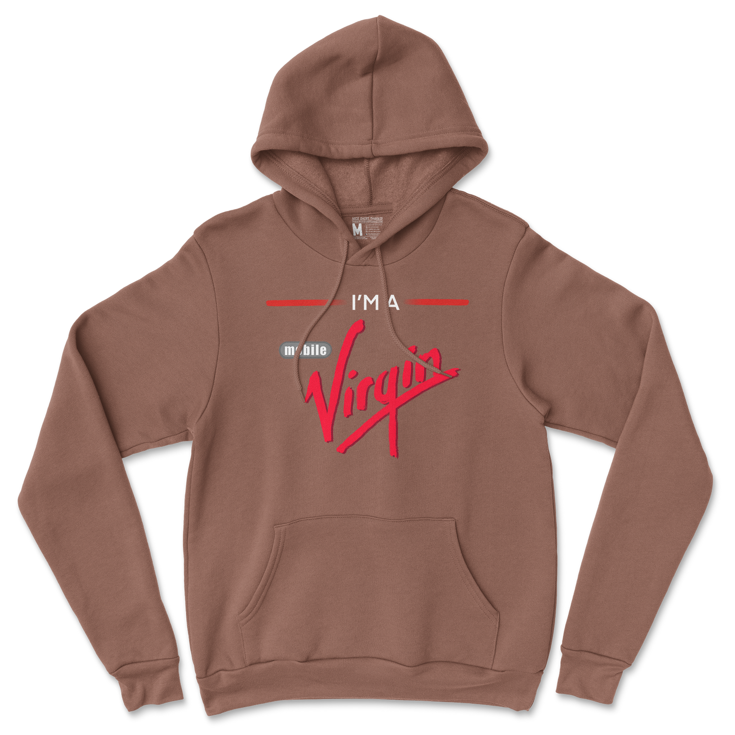 Gildan SoftStyle Hoodie Mobile Virgin in Cocoa