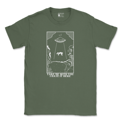 Gildan SoftStyle T-Shirt in Military Green