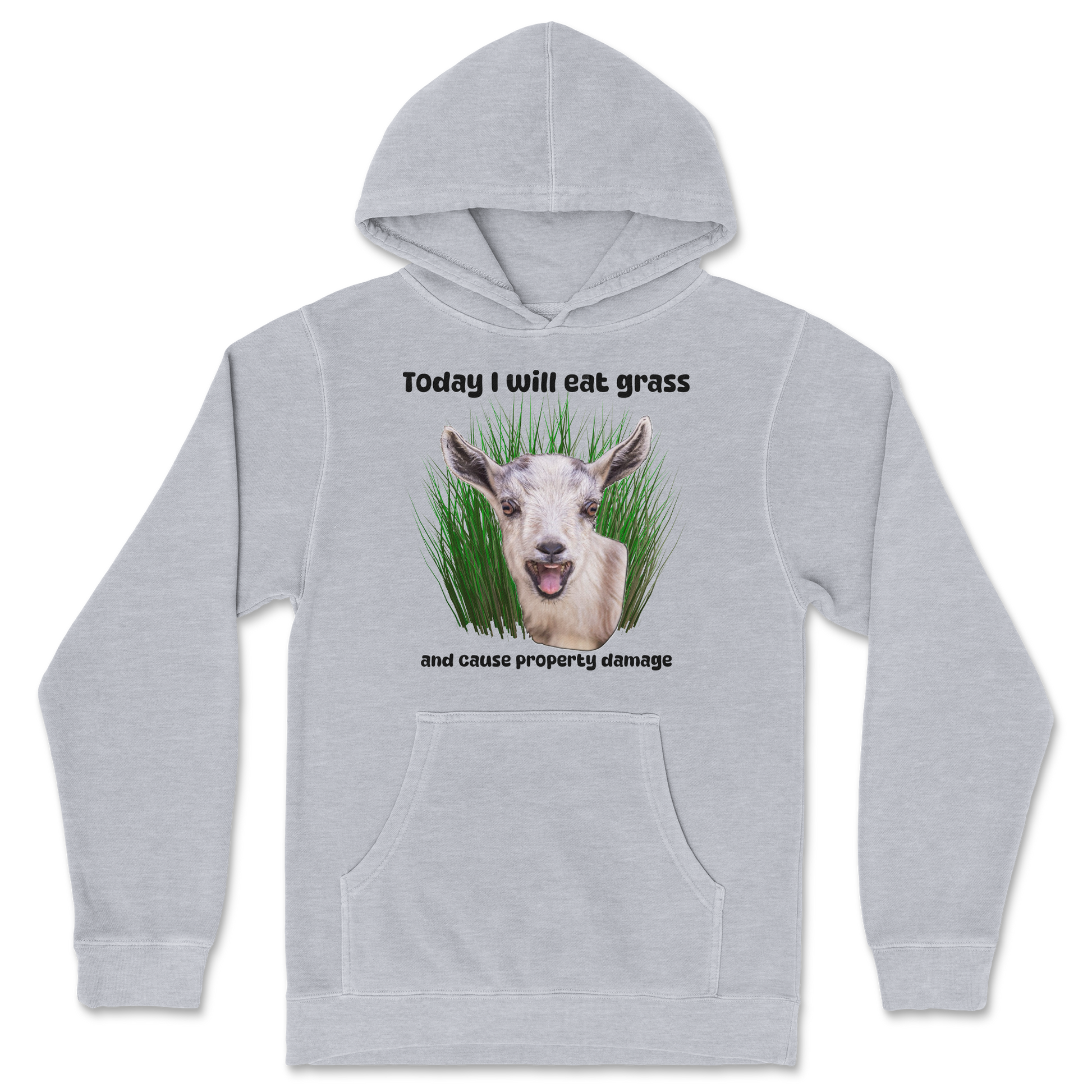 Independent Clothing Co. Hoodie Crazy Goat  in Grey-Heather