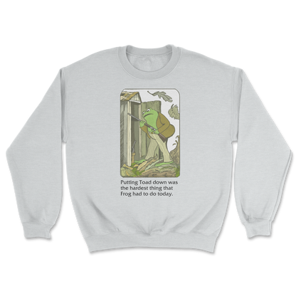 The Nice Shirt Crew Neck Frog and Toad  in Sports-Grey