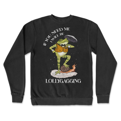 Independent Clothing Co. Crew Neck Lollygagging  in Black