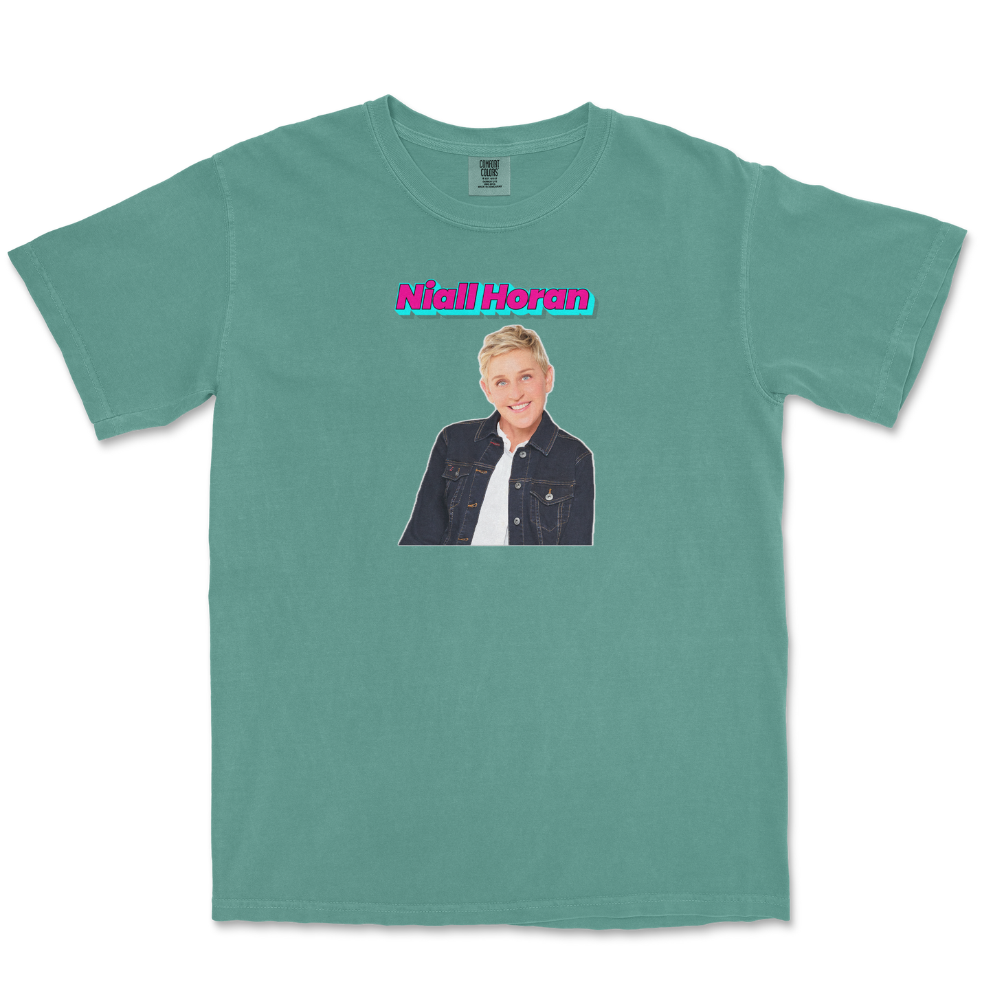 Comfort Colors T-Shirt Niall Horan in Light-Green