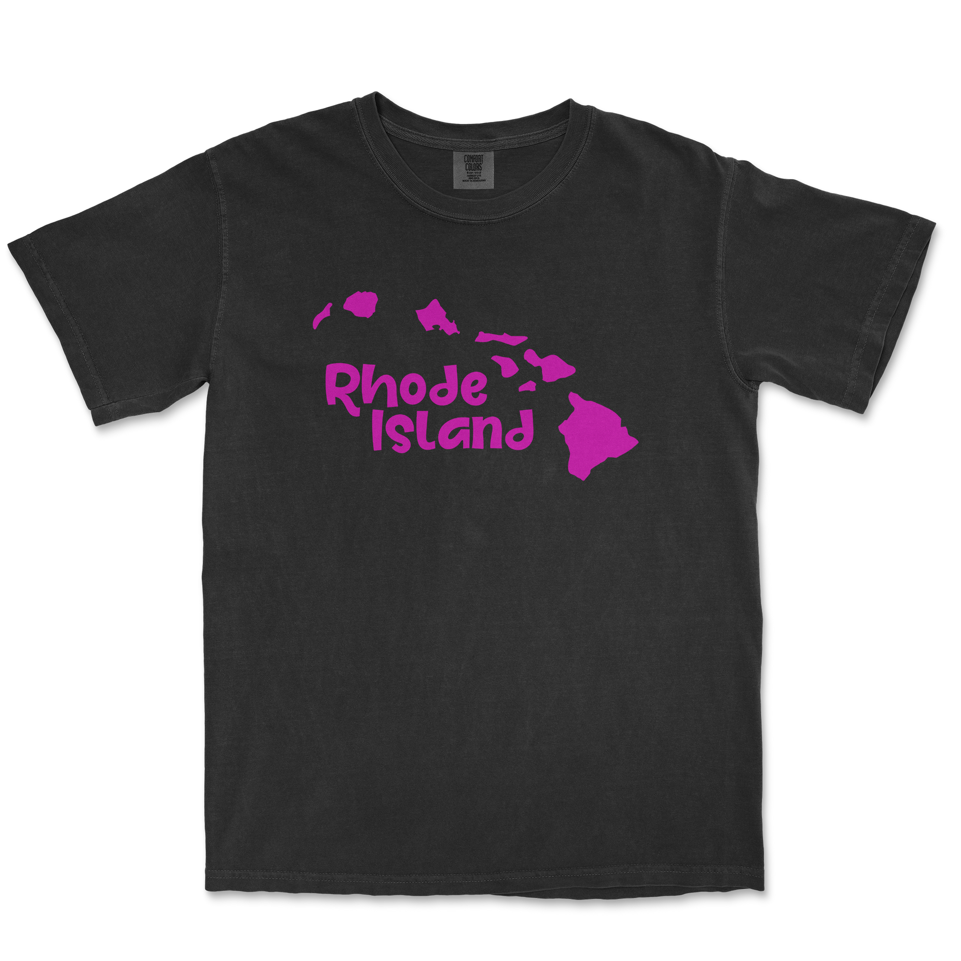 Comfort Colors T-Shirt Rhode Island in Black