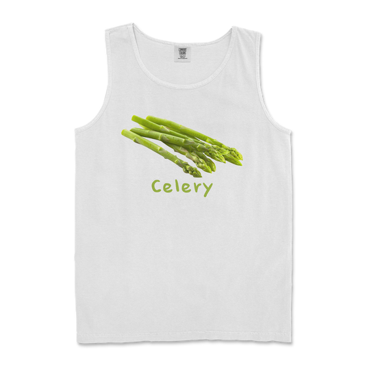 Comfort Colors Tank Top Celery in White