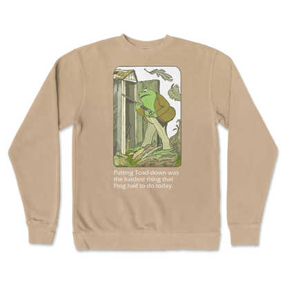 Independent Clothing Co. Crew Neck Frog and Toad  in Sandstone