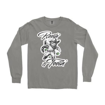 Comfort Colors Long Sleeve Rootin Tootin  in Grey