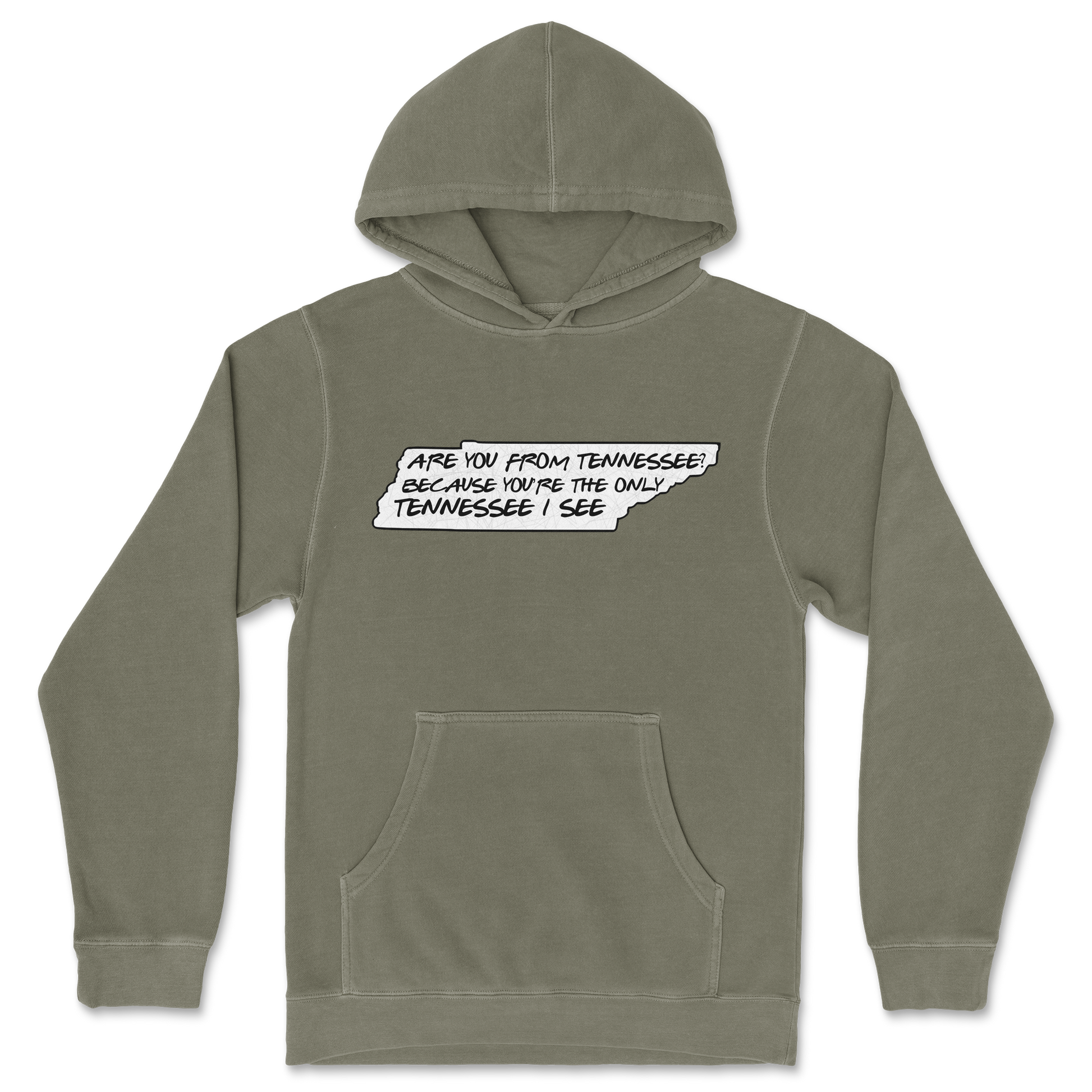 Independent Clothing Co. Hoodie Tennessee in Olive