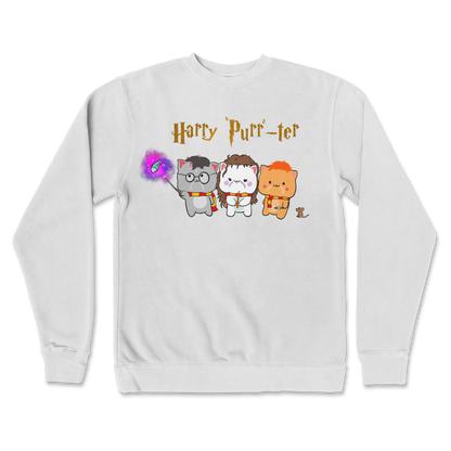 Independent Clothing Co. Crew Neck Harry Purrter in White