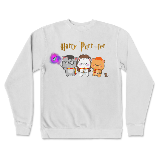 Independent Clothing Co. Crew Neck Harry Purrter in White