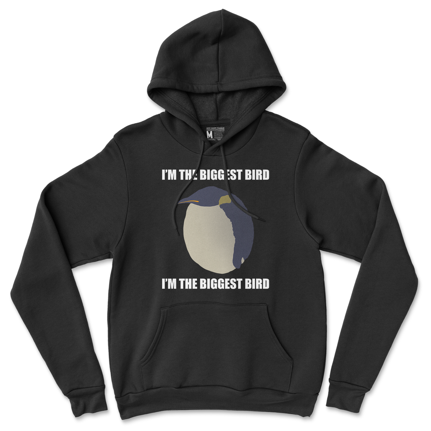 Gildan SoftStyle Hoodie I Am The Biggets Bird in Back