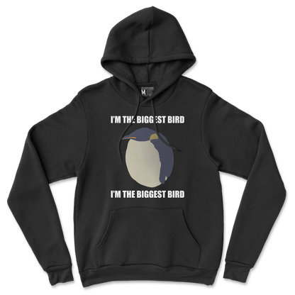 Gildan SoftStyle Hoodie I Am The Biggets Bird in Back