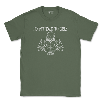 Gildan SoftStyle T-Shirt Gym Shirt in Military Green