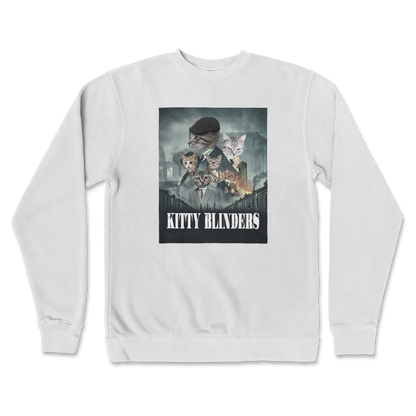 Independent Clothing Co. Crew Neck Kitty Blinders in White