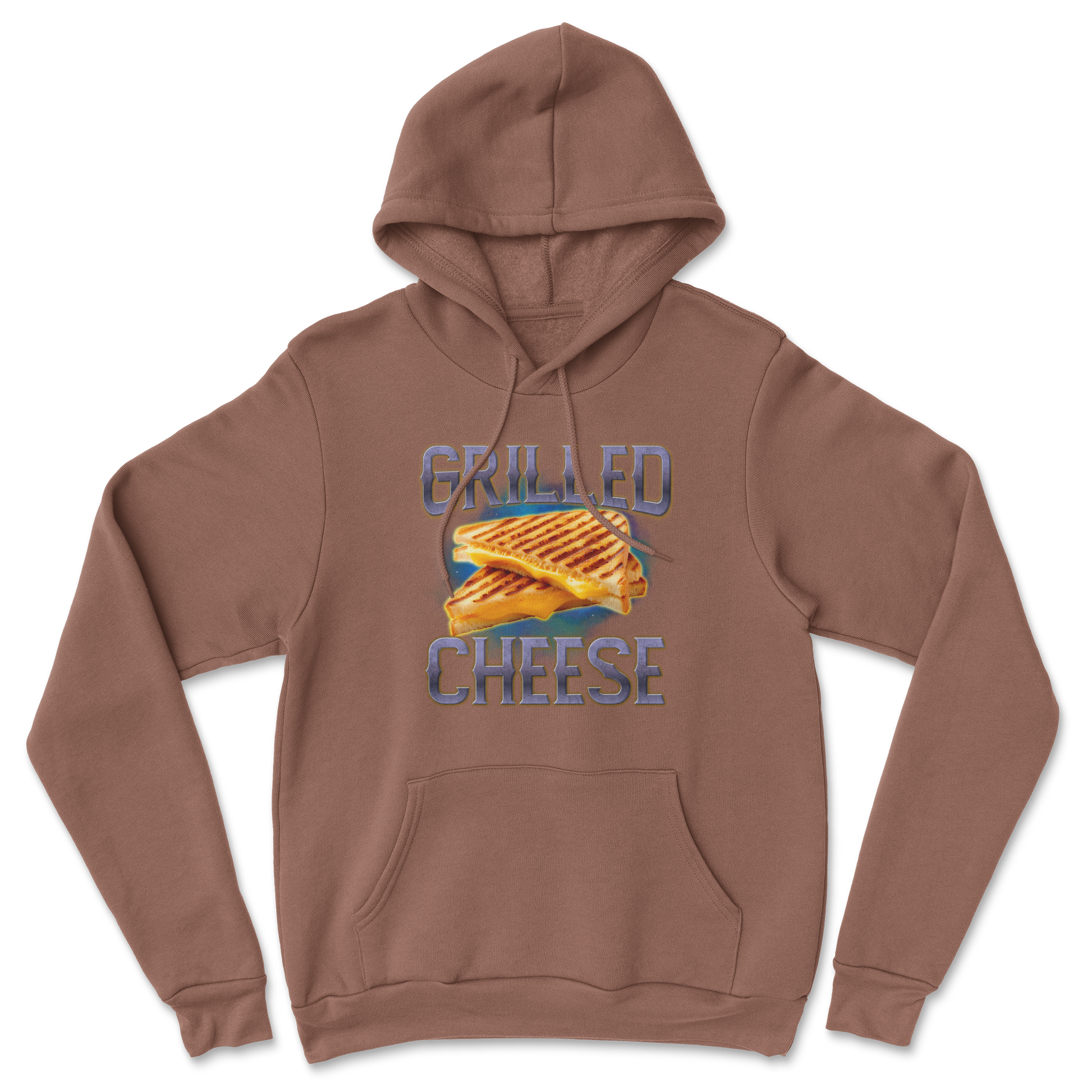 The Nice Shirt Hoodie Grilled Cheese  in Cocoa