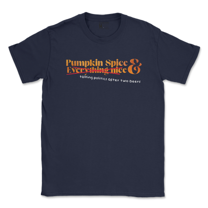 Gildan SoftStyle T-Shirt Pumpkin Spice  in Navy