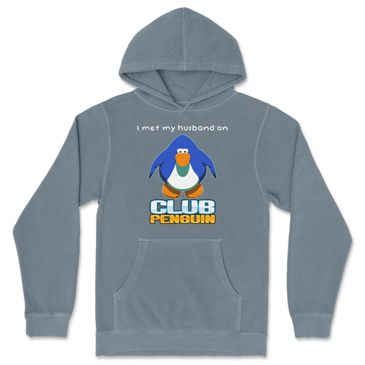 Independent Clothing Co. Hoodie Club Penguin Husband  in Blue-Magic