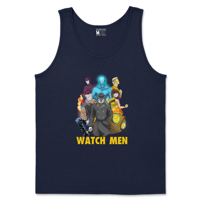 Gildan SoftStyle Tank Top Watch Men in Navy