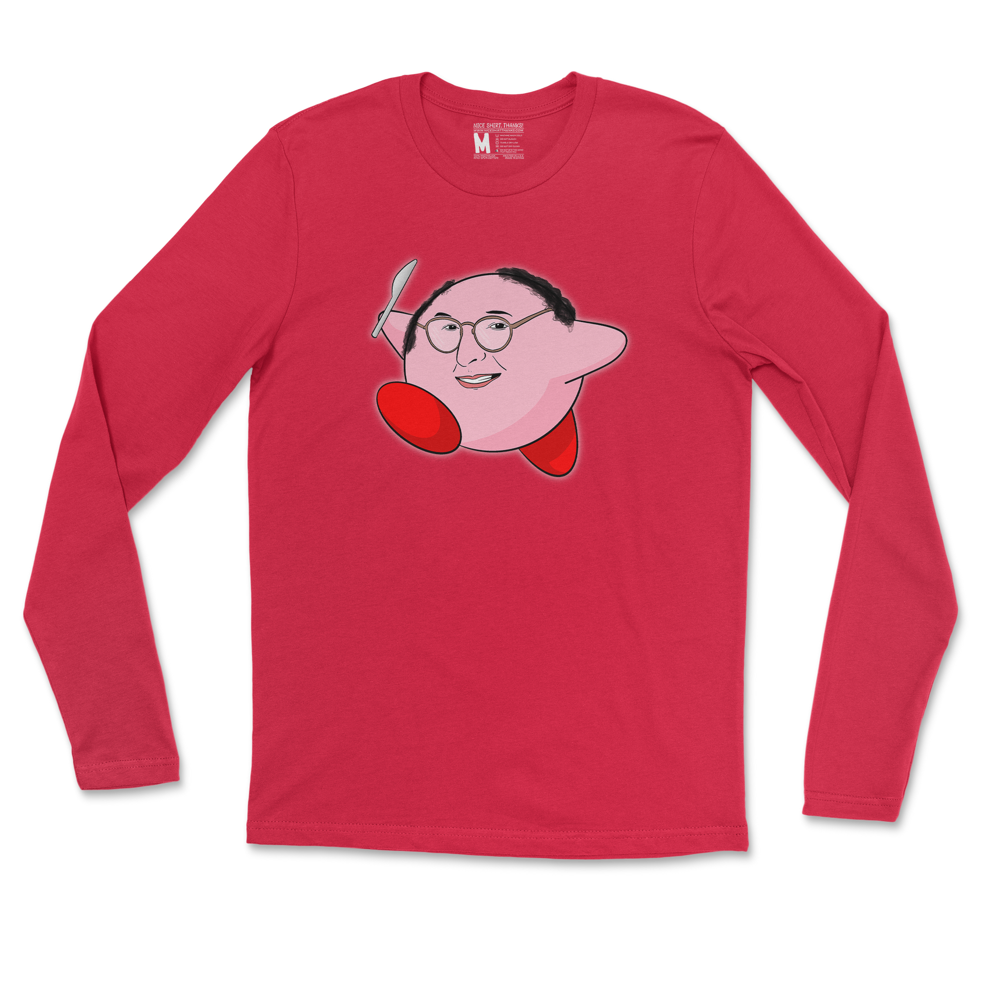 Gildan SoftStyle Long Sleeve Kirby George in Red