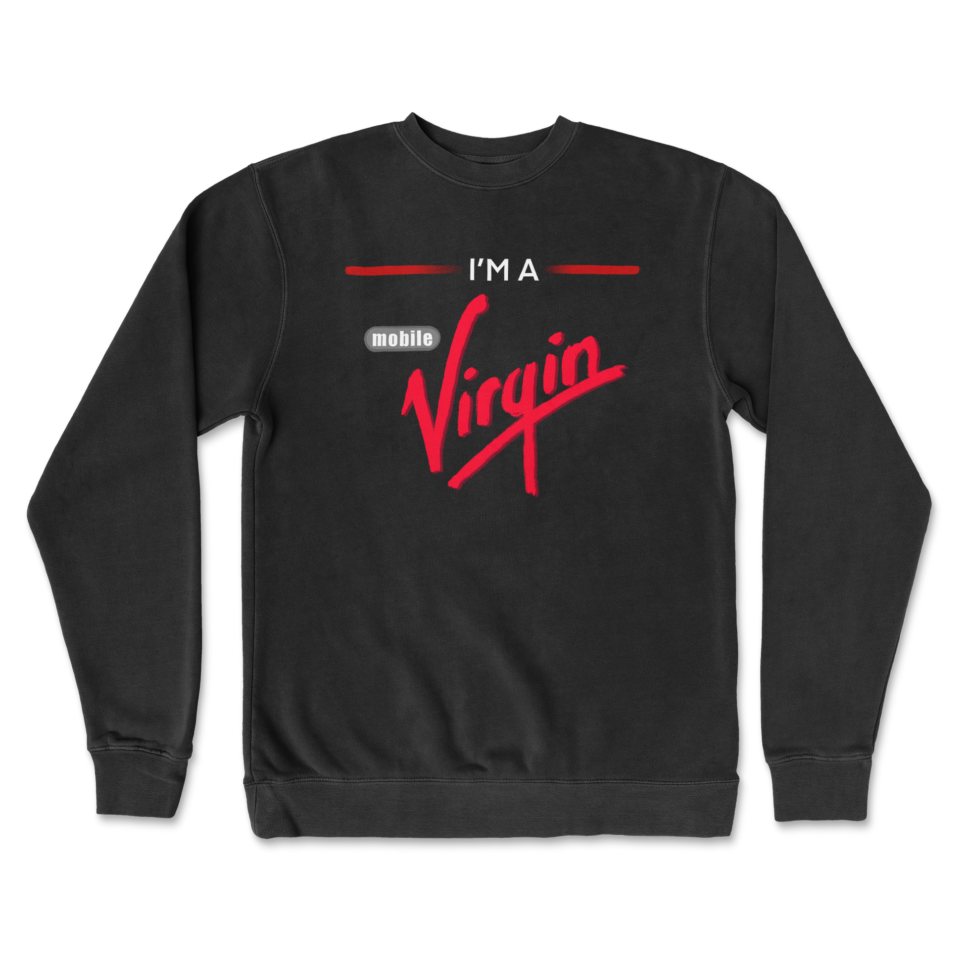 Independent Clothing Co. Crew Neck Mobile Virgin in Black