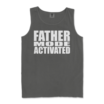 Comfort Colors Tank Top Father Mode Activated in Pepper