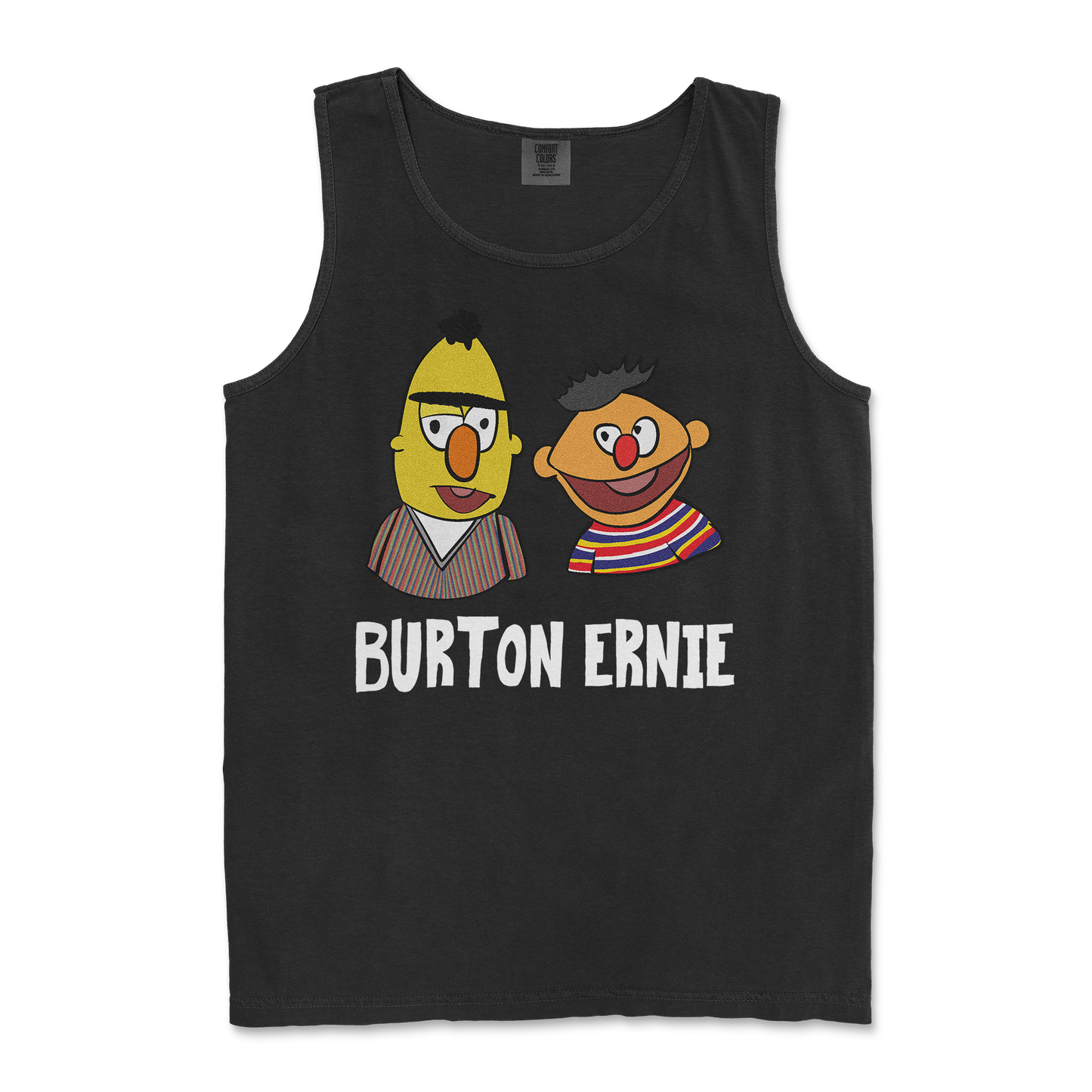 Comfort Colors Tank Top Burton Ernie in Black