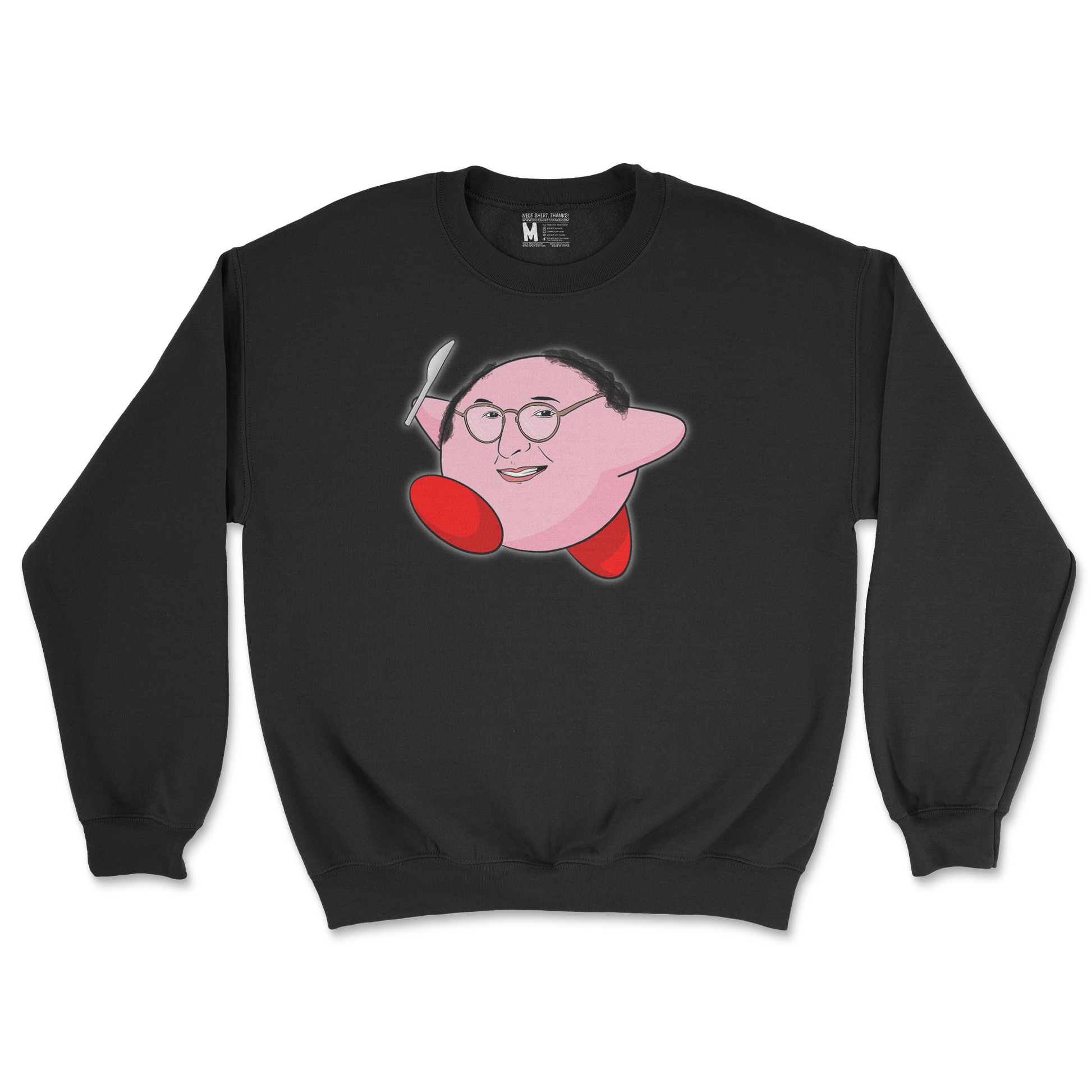 Gildan SoftStyle Crew Neck Kirby George in Black