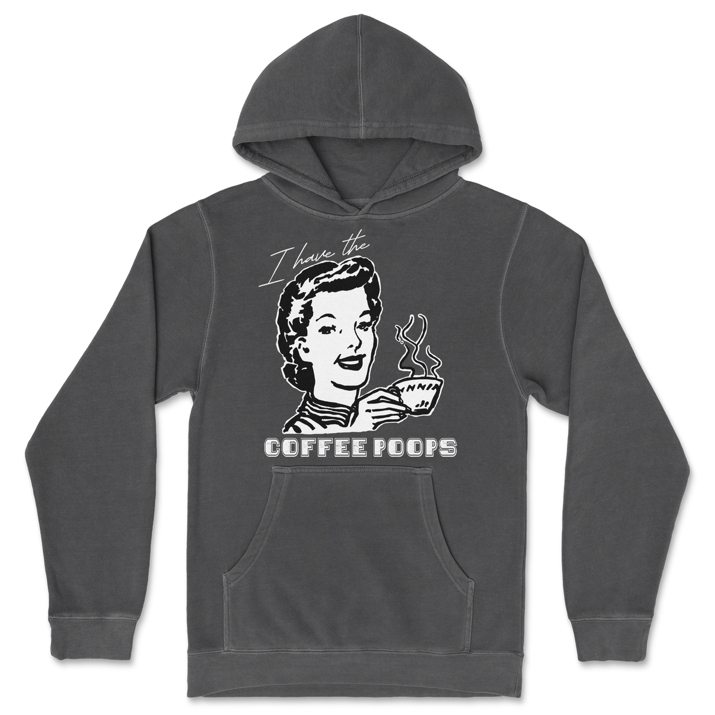 Independent Clothing Co. Hoodie Coffee Poops  in Black