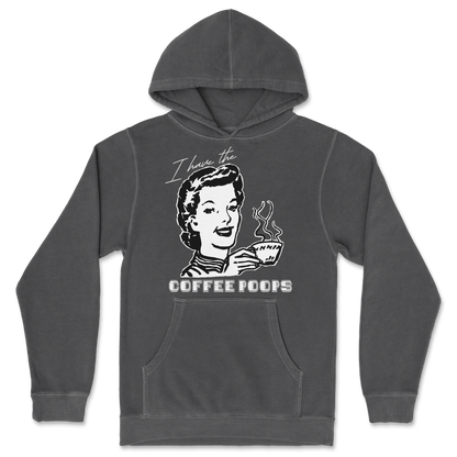 Independent Clothing Co. Hoodie Coffee Poops  in Black