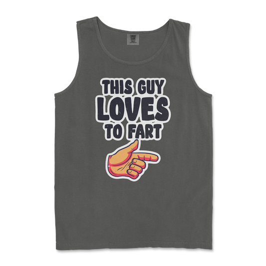 Comfort Colors Tank Top Who Farted  in Pepper