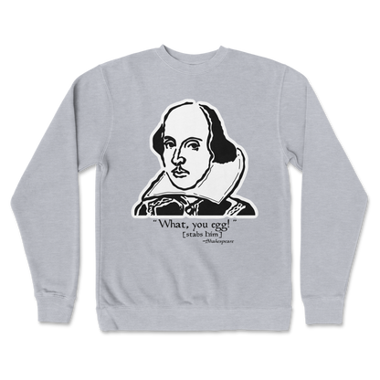 Independent Clothing Co. Crew Neck Shakespeare Quote  in Grey-Heather