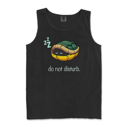 Comfort Colors Tank Top Sleepin Turtle in Black