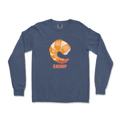 Comfort Colors Long Sleeve Shimp in Midnight