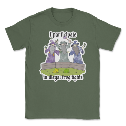 The Nice Shirt T-Shirt Wizard Activities  in Military-Green