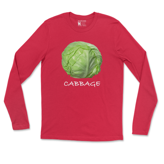 Gildan SoftStyle Long Sleeve Cabbage in Red