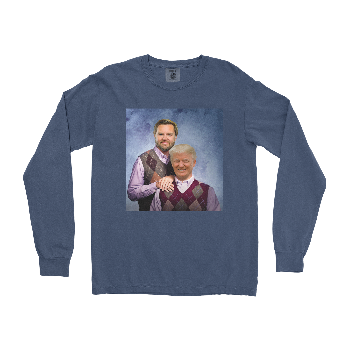 Comfort Colors Long Sleeve Step Brothers  in Midnight