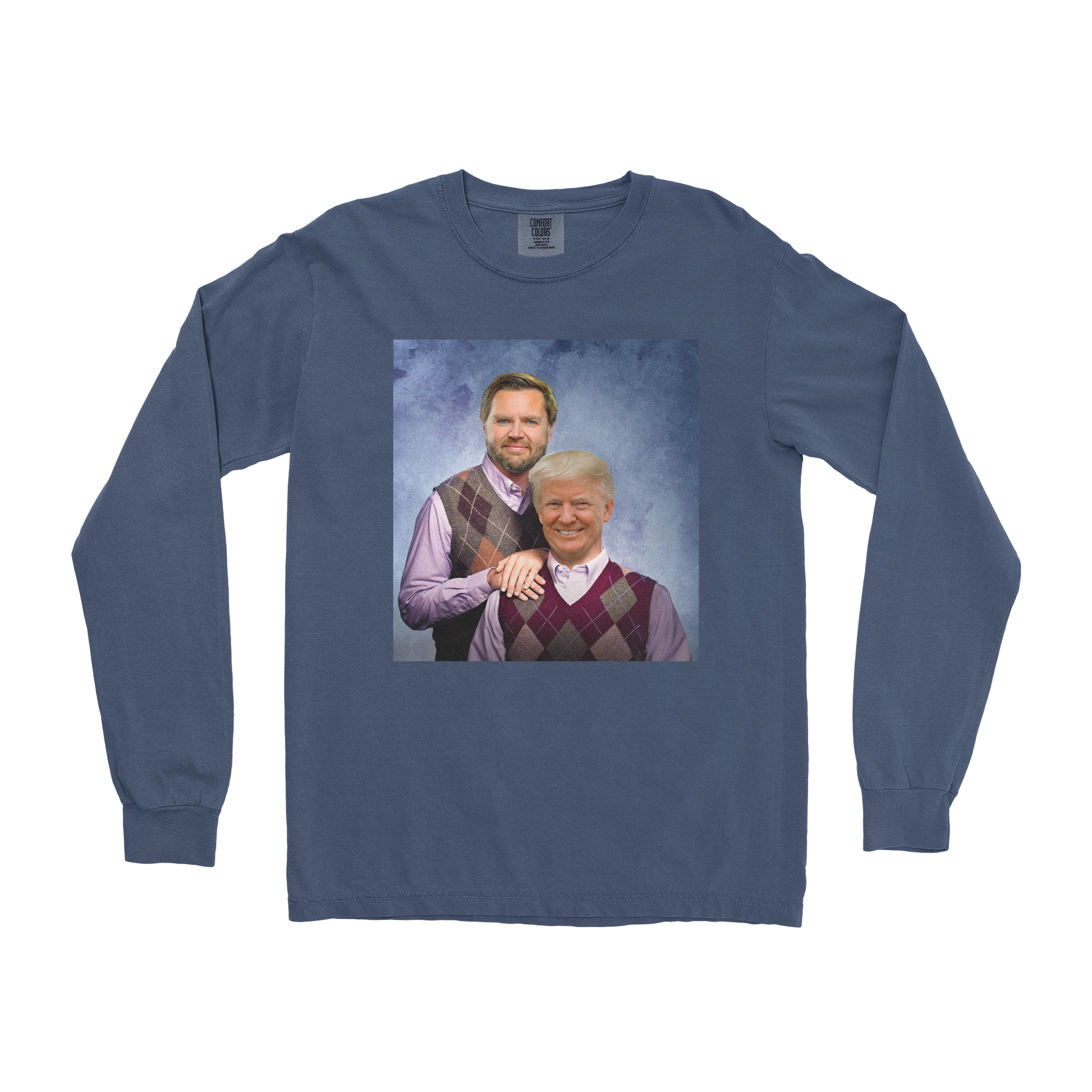 Comfort Colors Long Sleeve Step Brothers  in Midnight