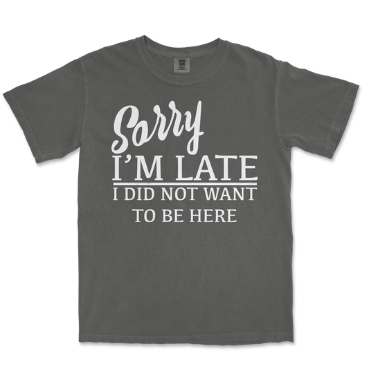 Comfort Colors T-Shirt Late  in Pepper