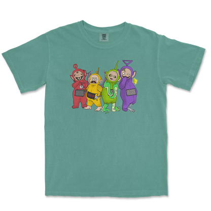 Comfort Colors T-Shirt Telatubbies in LightGreen