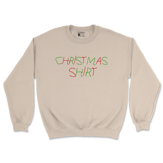 Gildan SoftStyle Crew Neck Christmas Shirt in Sand