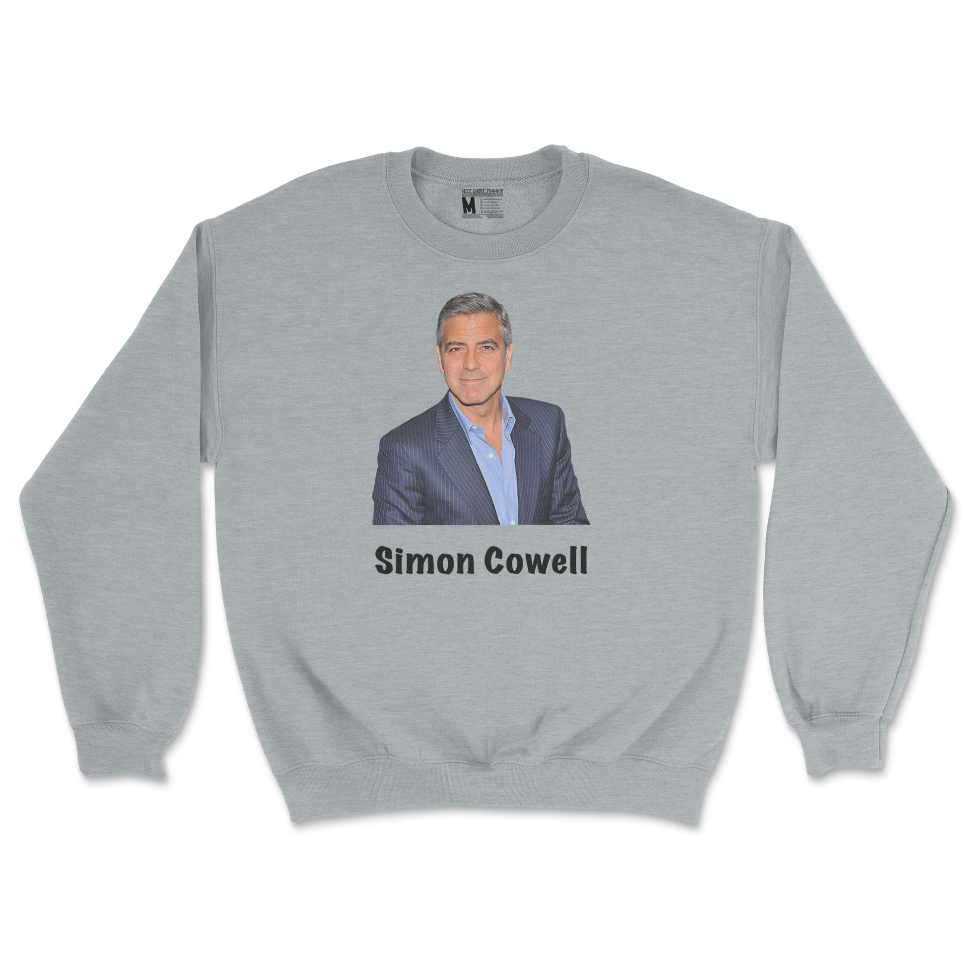 Gildan SoftStyle Crew Neck Simon in Sports Grey