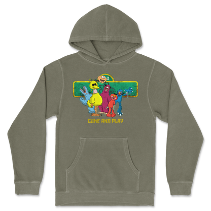 Independent Clothing Co. Hoodie Cursed Sesame Street in Olive