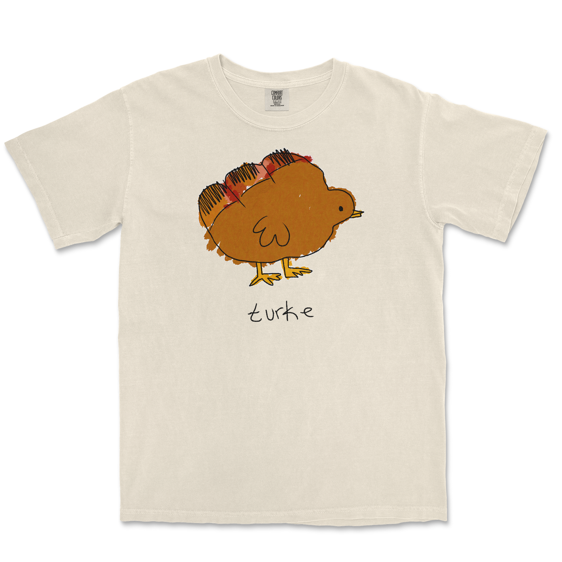 Comfort Colors T-Shirt Turke in Ivory