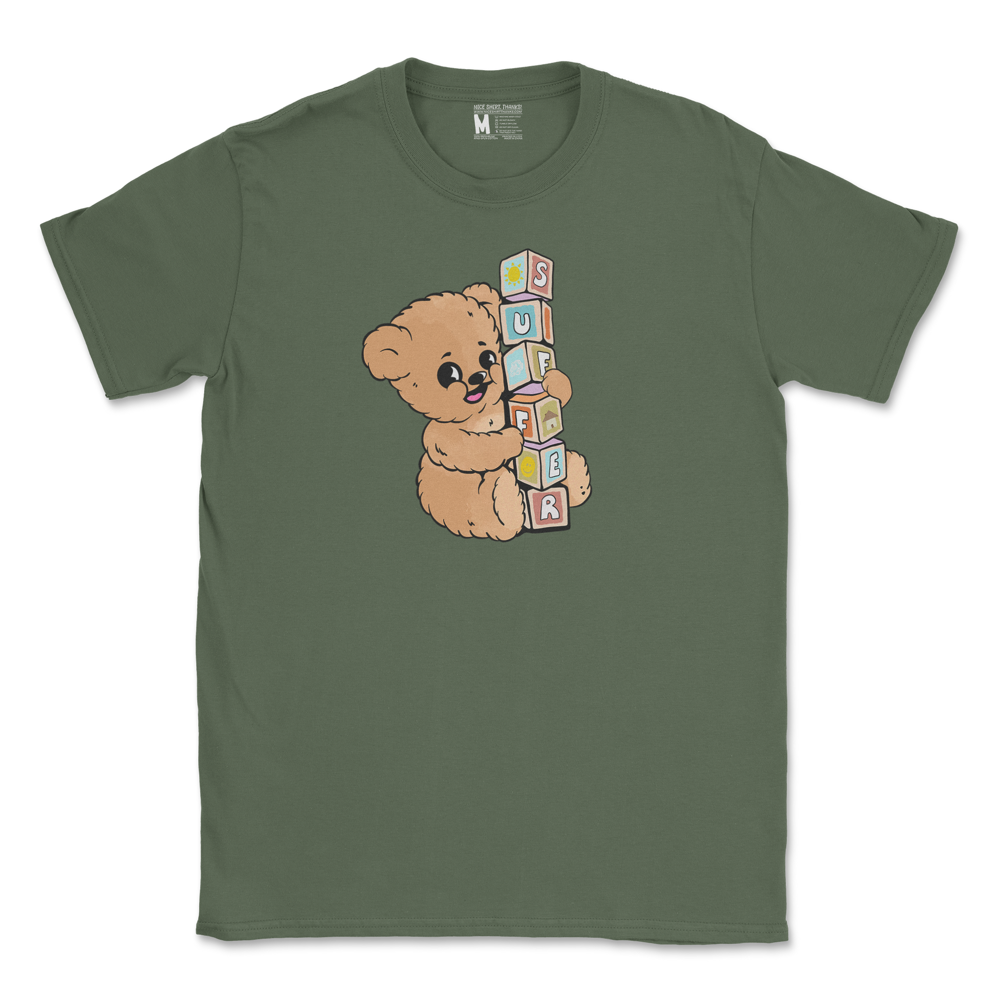 Gildan SoftStyle T-Shirt in Military Green