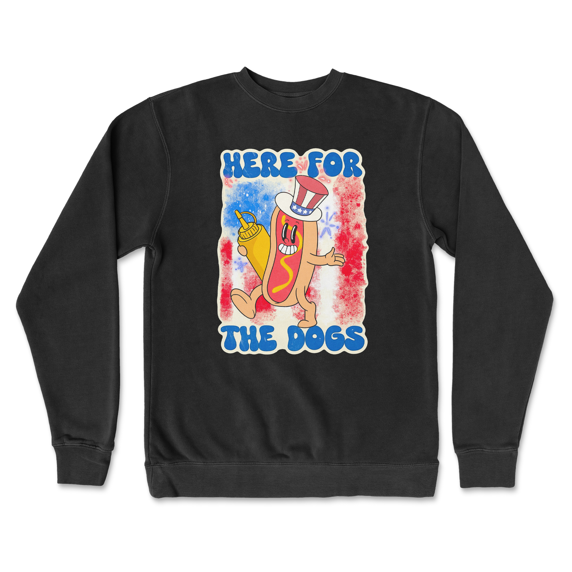 Independent Clothing Co. Crew Neck Hot Dog in Black