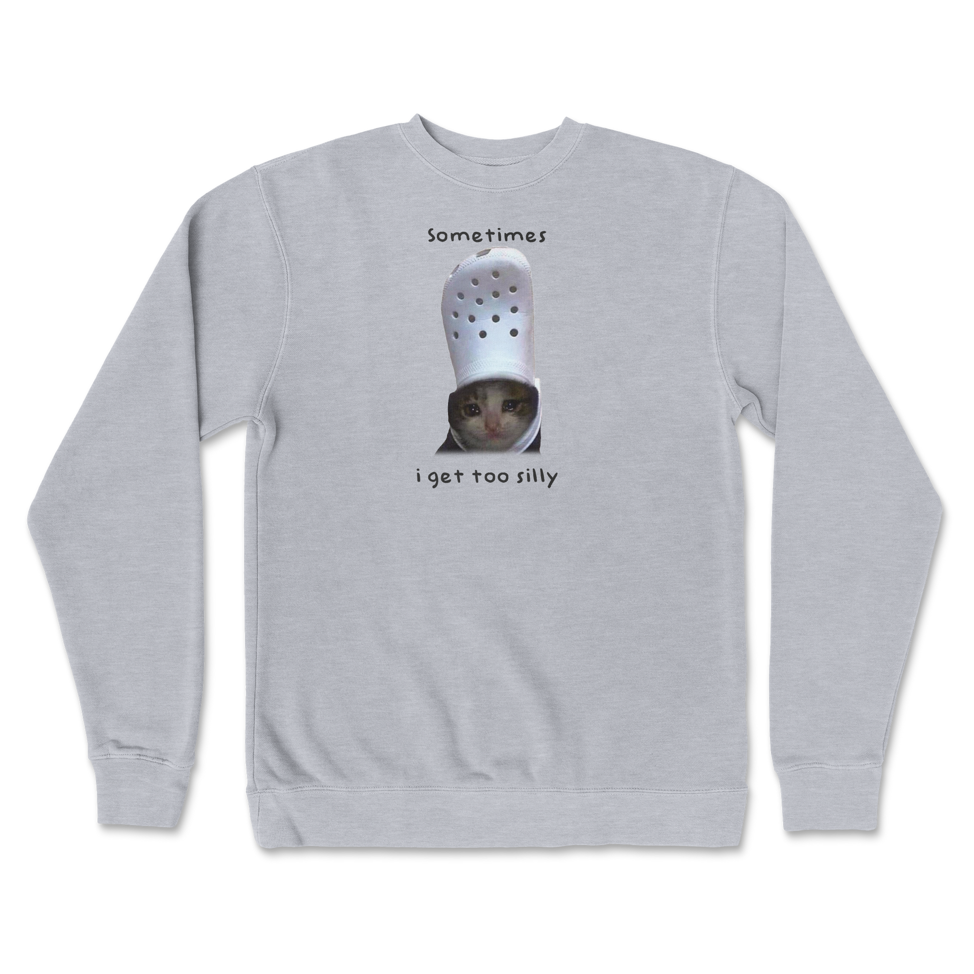 Independent Clothing Co. Crew Neck Got Too Silly  in Grey-Heather