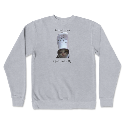 Independent Clothing Co. Crew Neck Got Too Silly  in Grey-Heather