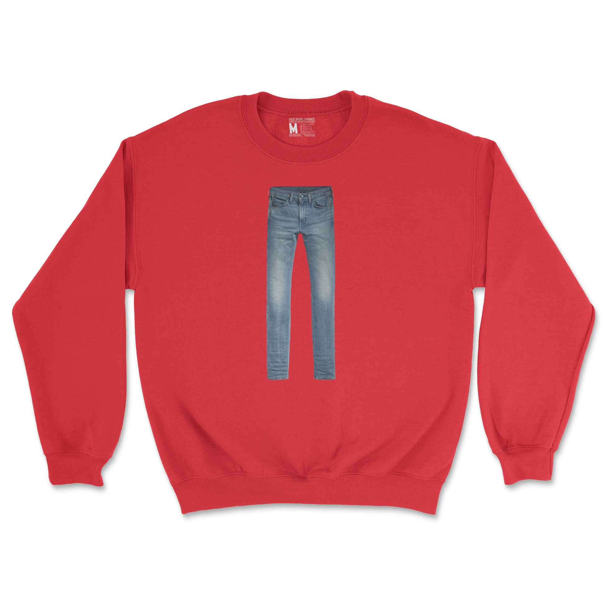 Gildan SoftStyle Crew Neck Pants in Red